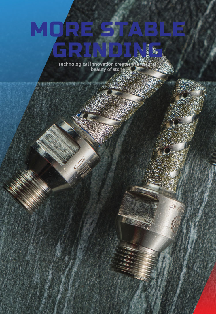 Sharp Cutting Edge Diamond End Mill CNC Router Bits for Marble Granite Grinding CN JIN