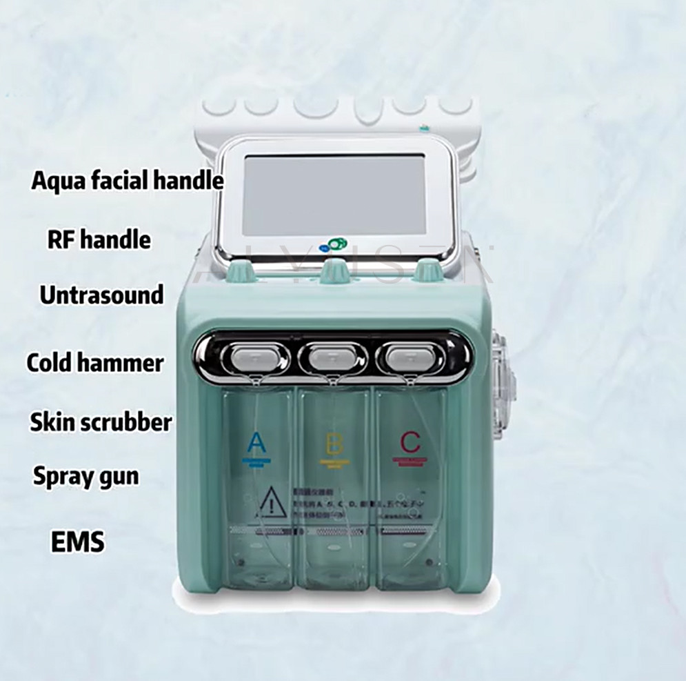 Portable Hydra Beauty Machine 7 In 1 Water Dermabrasion Oxygen Facial Jet Peel