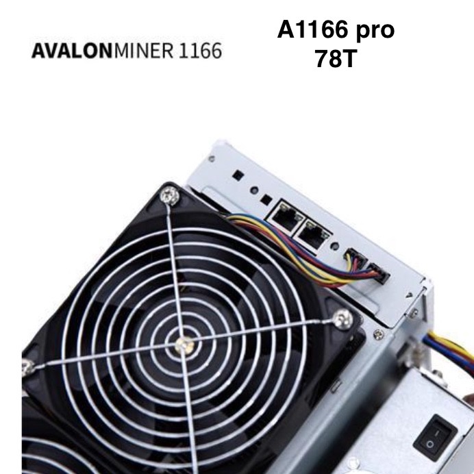 Canaan Avalon A1166 pro 78th/s asic Blockchain mining Bitcoin Miner Machine 3400W