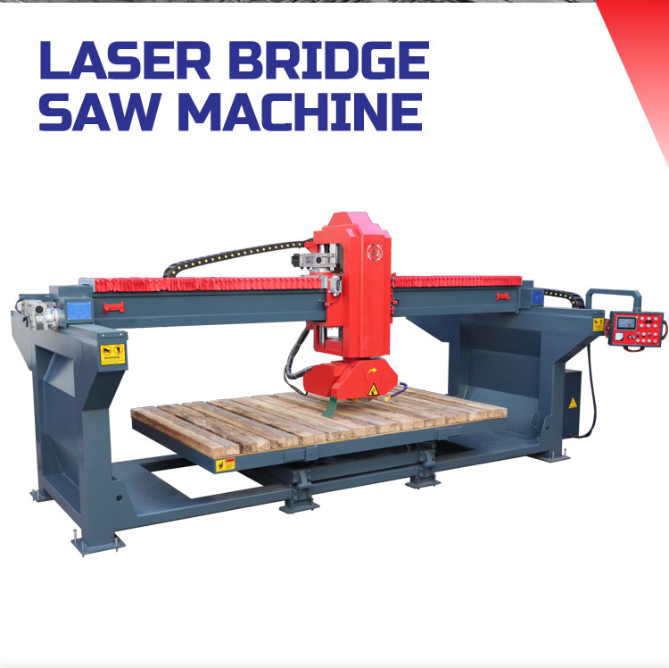 Bridge Saw Machine for Stone Slab Cutting of Granite Marble Quartz Dekton Porcelain