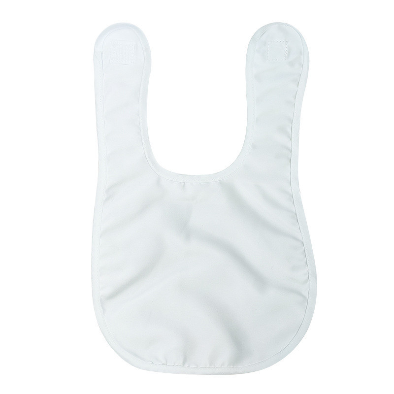 Sublimation Baby Bib With Velcro For DIY Personalized Sublimation Photo Printing
