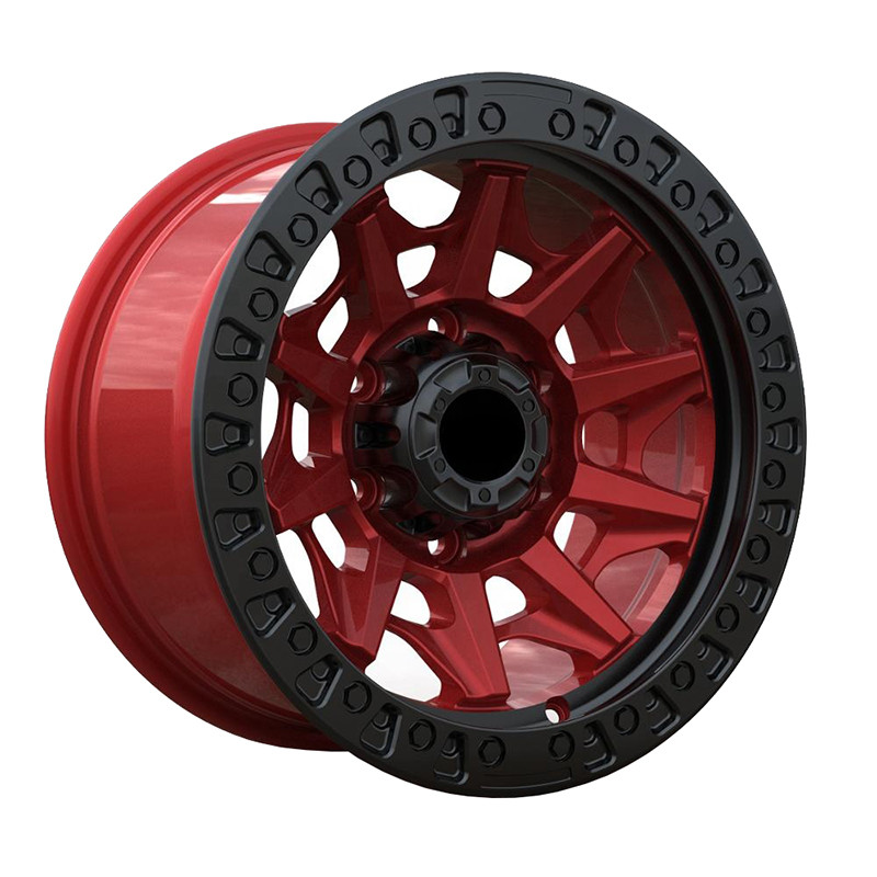 custom wheelsl matte black 4 wheel Better driving experience 16 17 18 beadlock off road wheel