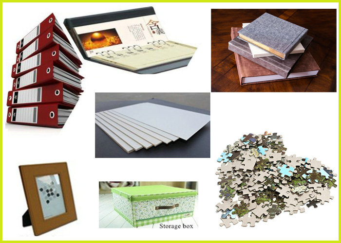 2.5mm 3mm Rigid Gray Chipboard For Storage Box 28 X 40inch Uncoated