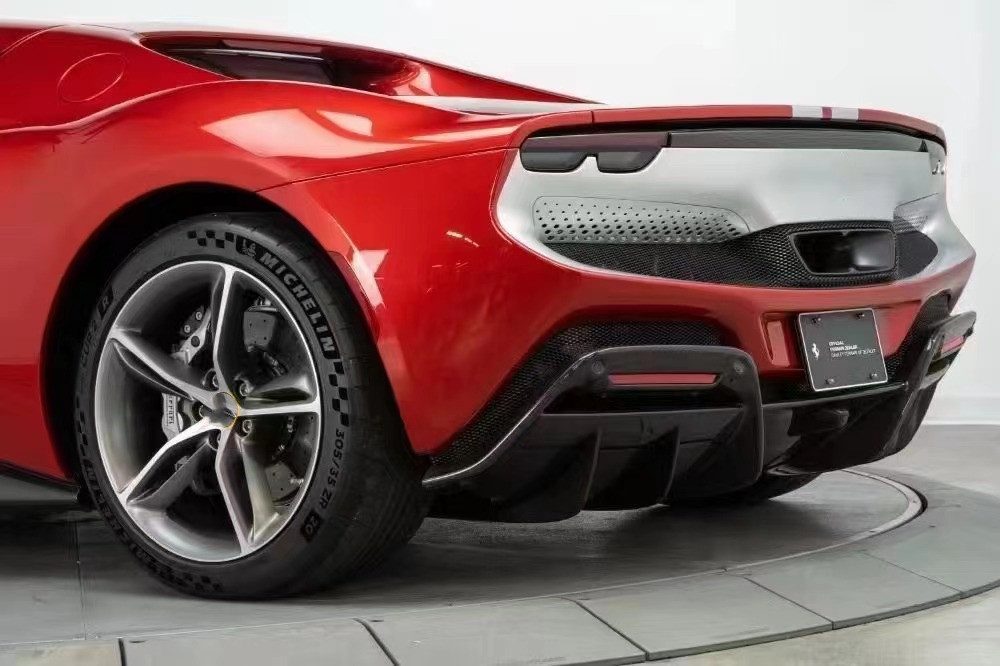 296 Ferrari Widebody Kit OEM Carbon Fiber Engine Guard Plate