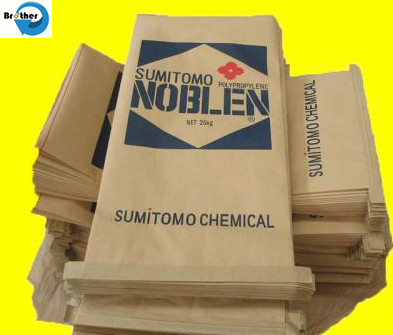 Custom Logo 50kg 25kg Capacity Strong Kraft Paper Laminated PP Woven Bag with Inner PE Plastic Liner