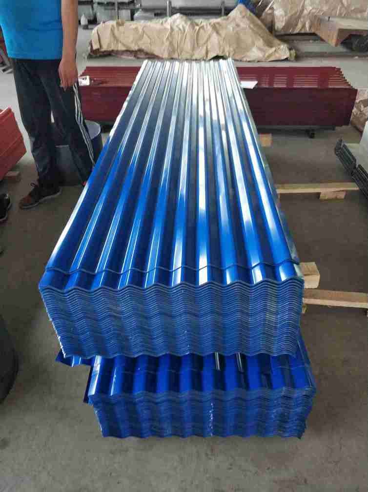 Lightweight Corrugated Sheet Metal Panels , Galvanised Corrugated Steel Roof Sheets