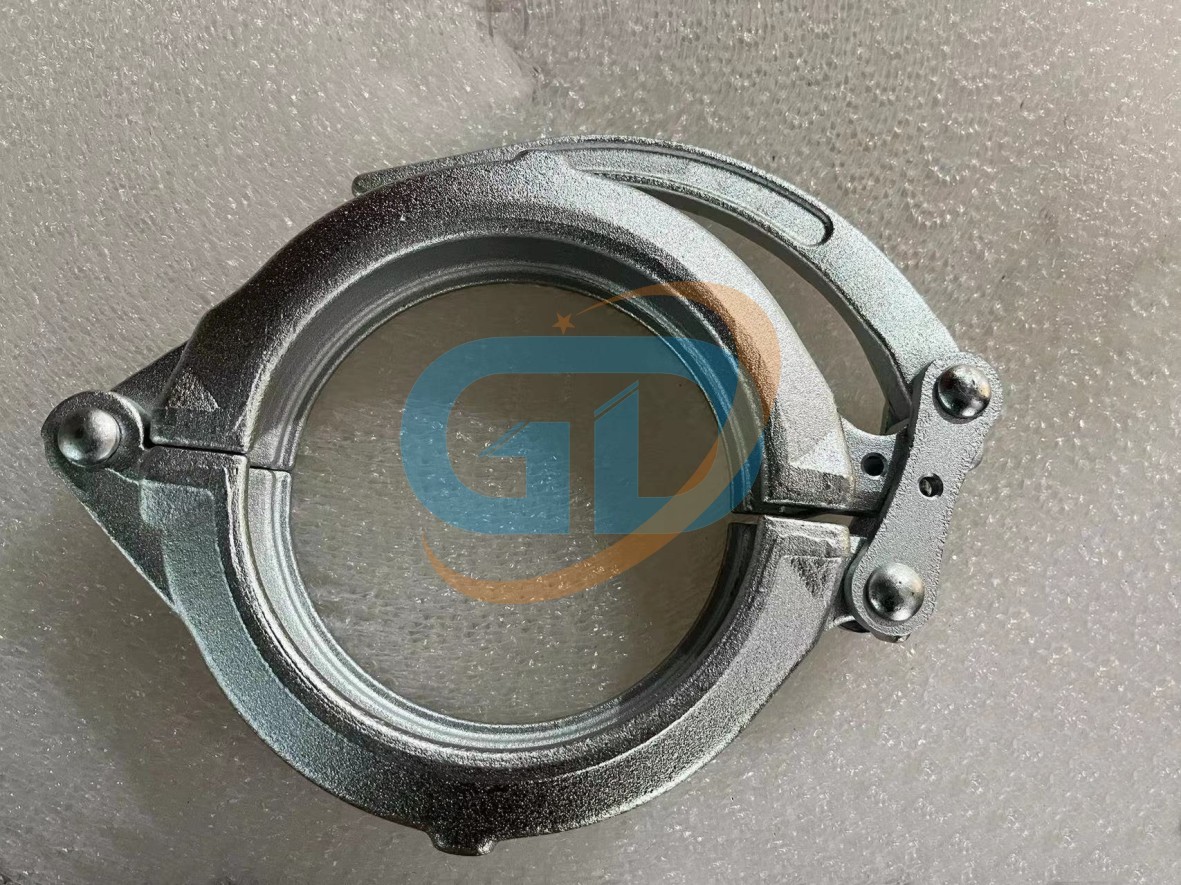 Carbon Steel Concrete Pump Delivery Pipe Fittings Concrete Pipe Clamp OEM
