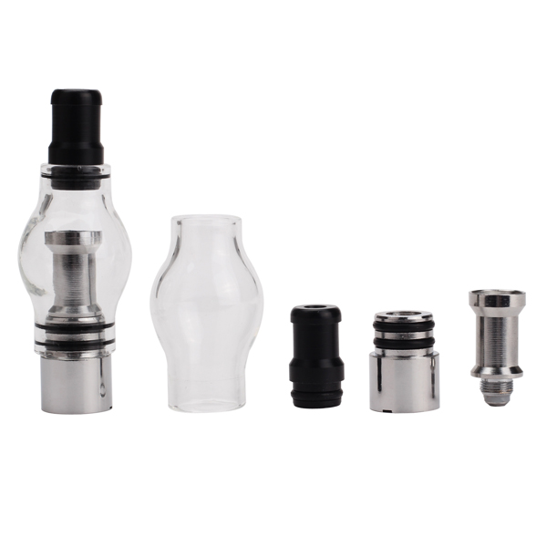 2014popular Wax Vaporizer Electronic Cigarette, Dry Herb Glass Globe
