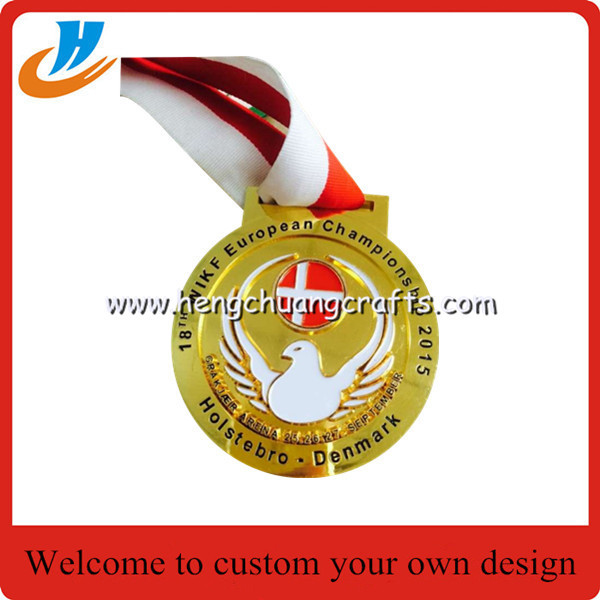 China stock metal blank medals, brush antique bronze blank race medals cheap price