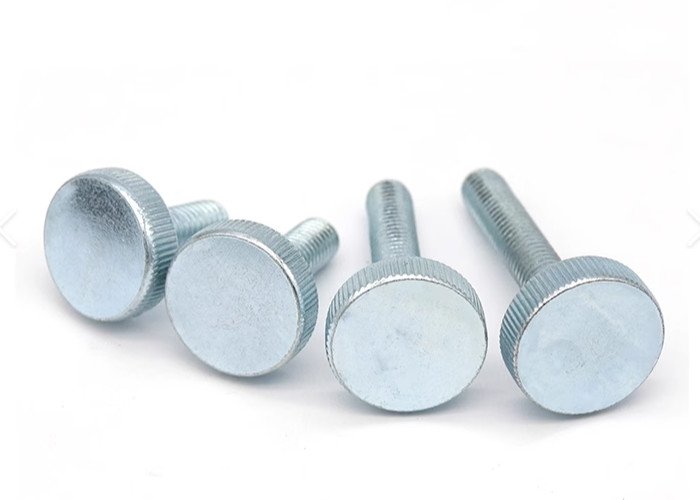 M6 M12 M16 Carbon steel Thumb Screw Galvanized Spade head Thumb screw Blue Zinc plating