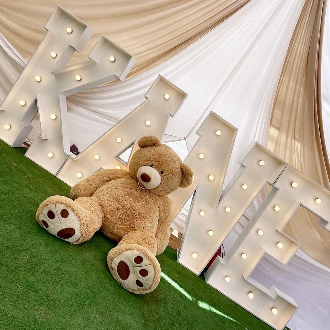 Party Led Birthday Numbers Large Led Lights Marquee Letters For 28C Event Decorations