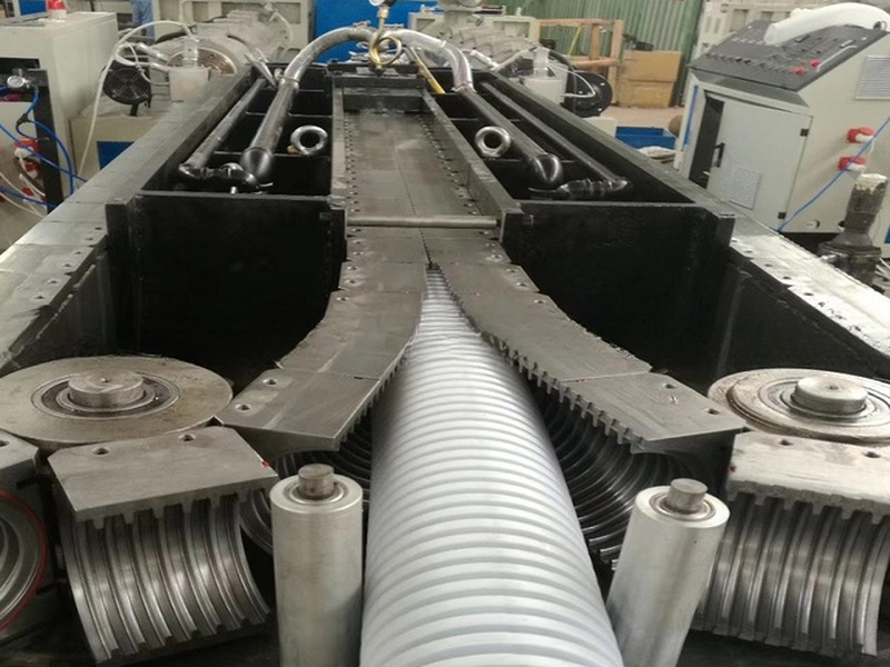 Satisfied PVC Single Wall Corrugated Pipe Extruder Machine
