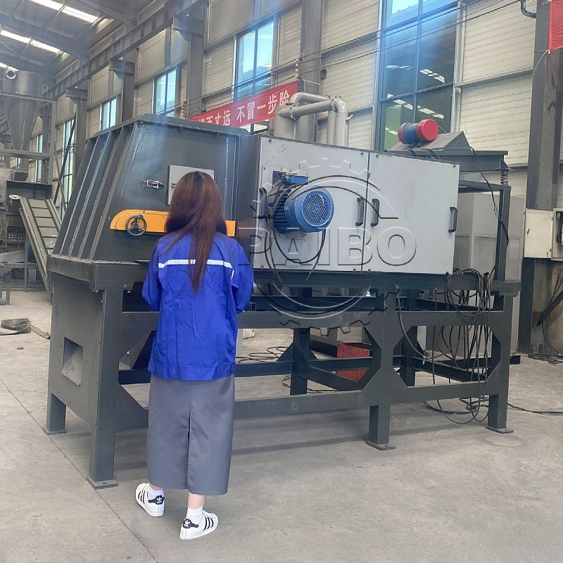800KG Weight Electrostatic Separator Equipment for Small Separation of Plastic and Metal