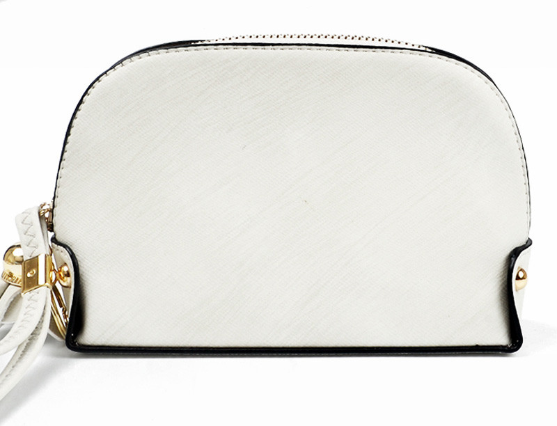 Wholesale Pure Color Blank Shell Shape Summer Cosmetic Mini Bag