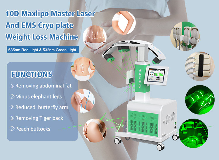Non Surgical Body Shaping Slimming Machine 1100W With 10D Contour System