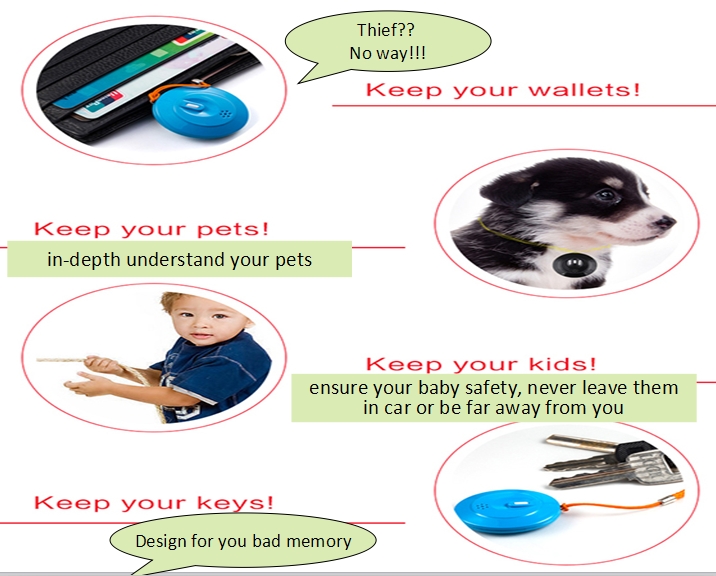 Remote Control Self-timer Shutter Bluetooth Anti-Lost Tracker for Android Smartphone