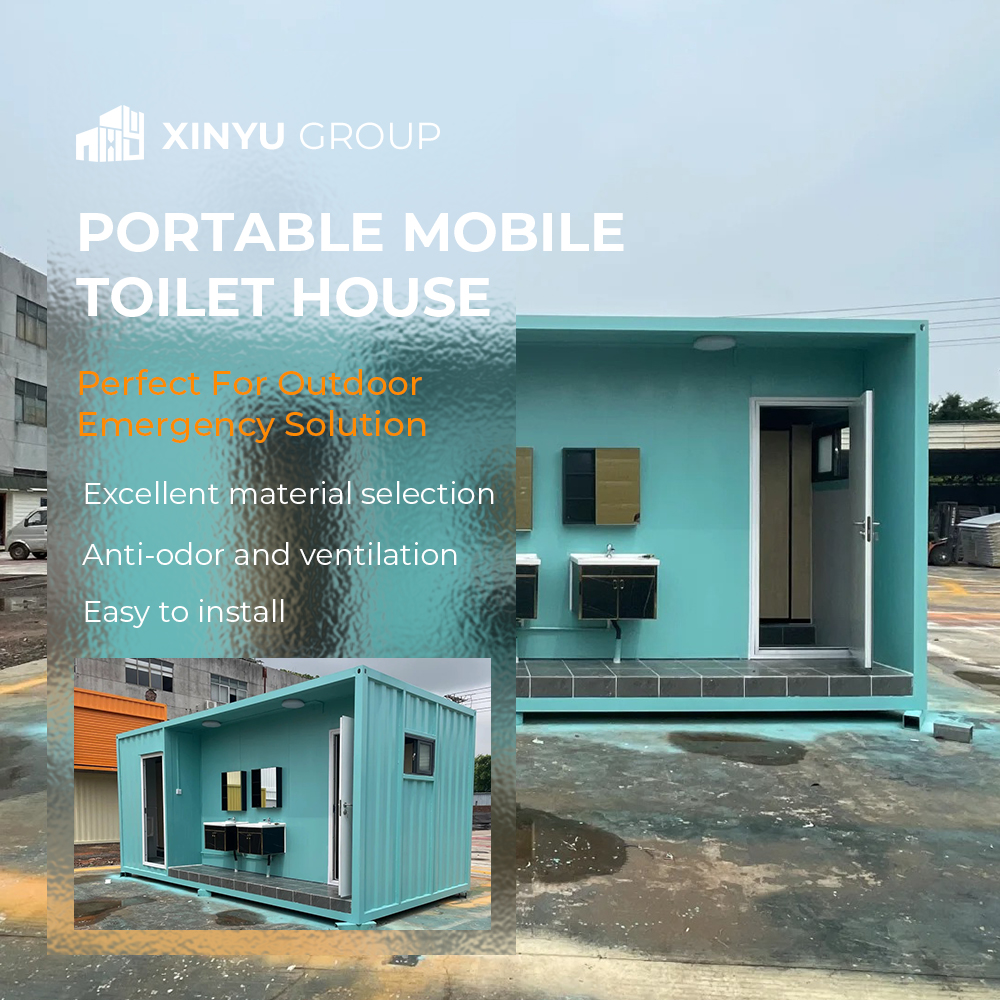 2 3 4 Station VIP Shower and Toilet Portable Luxury Restroom Outdoor Toilets Trailer with Customizable Options