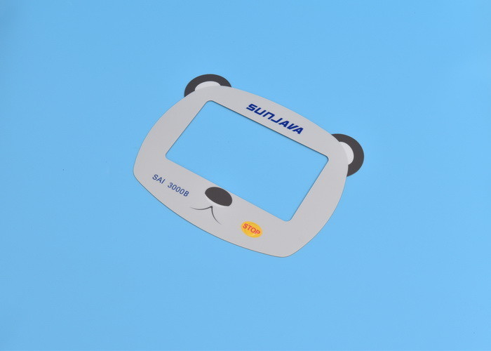 Cartoon Appearance Graphic Overlay , Flexible Membrane Switch Overlay