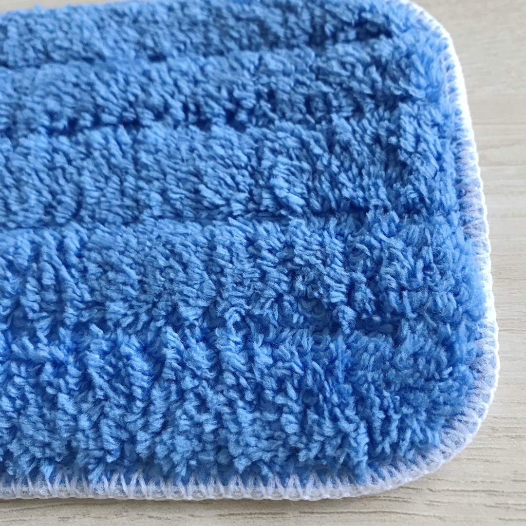 100% polyester absorb water flat mop house keeping wet mop Chinese suppiler with scrape