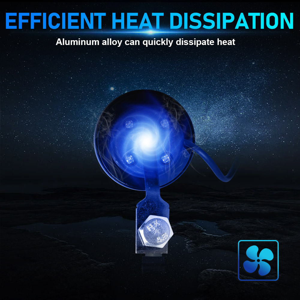 Aluminum White Blue Red Motorcycle Universal LED Light Accessories