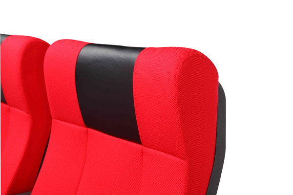 PP Backrest Movie Theatre Chairs Powder Coating Treatment