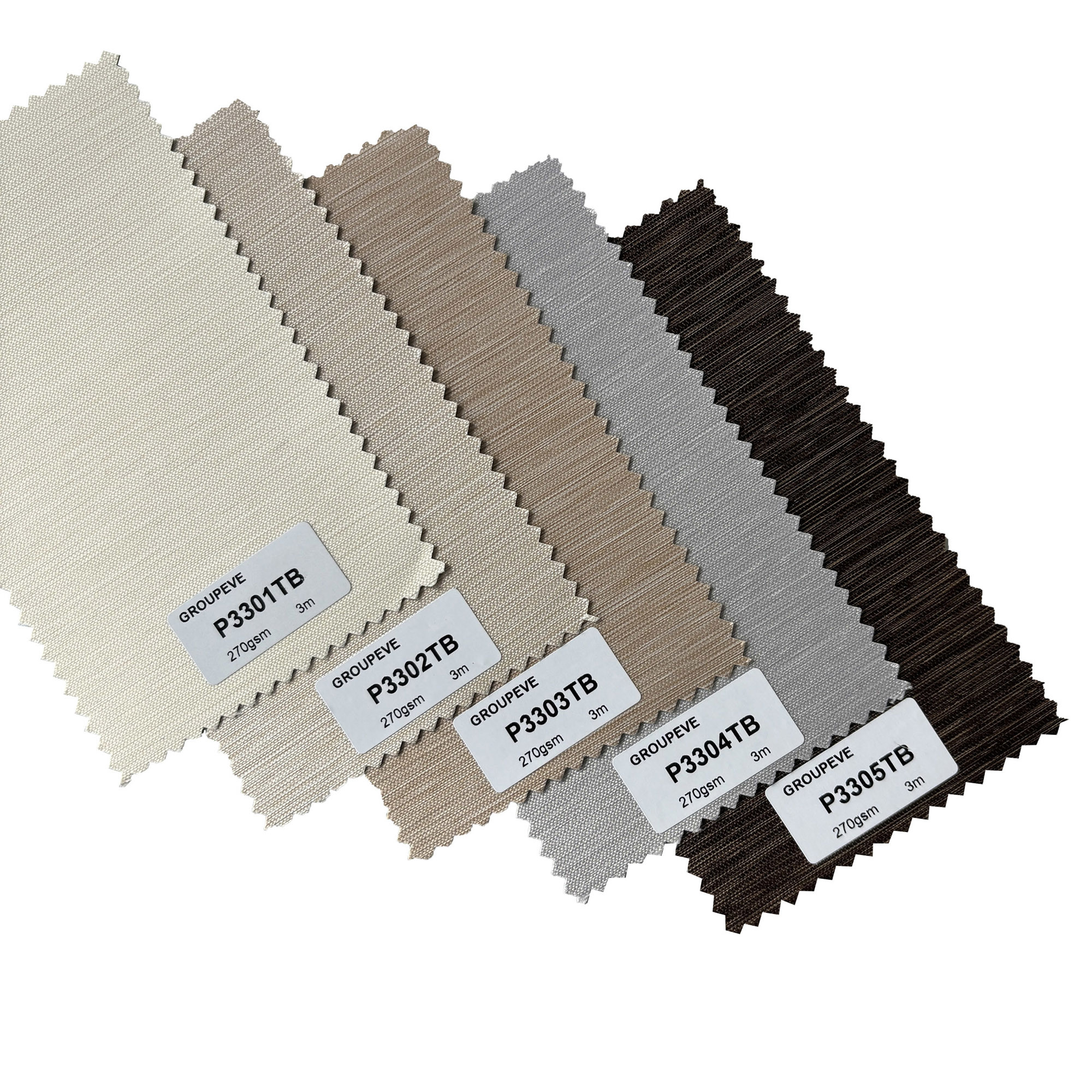 Hot Sale 100% Polyester 3M Width White Coated Blackout Roller Blinds Fabrics For Home Treatment