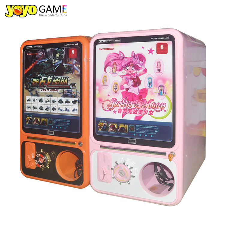 Coin Operated Capsule Vending Machine Japan Mini Gashapon Video Game Machine Capsule Toy