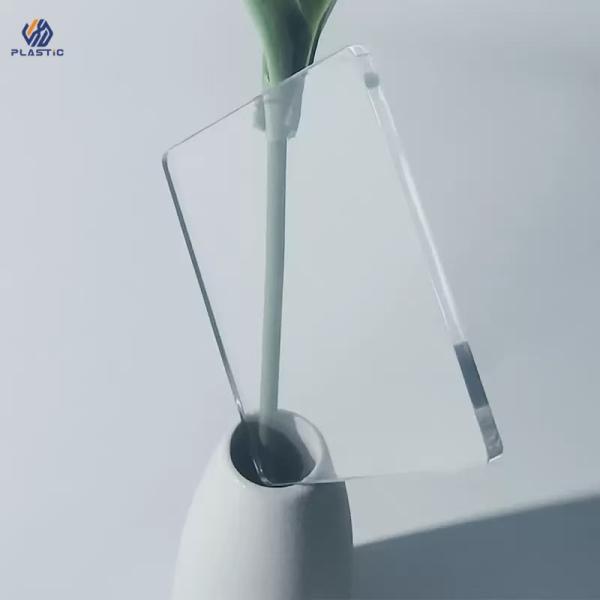 Etching 3mm Clear Cast Acrylic Sheet Scratch Resistant 4ft 8ft