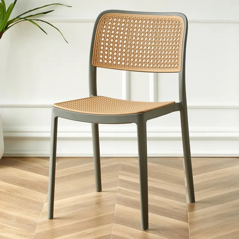 Hole Back Polypropylene Dining Chairs Restaurant Modern Dining Chairs Plastic