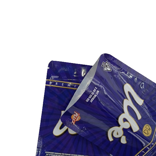500g Biodegradable Stand Up Pouches Flat Bottom Zipper Lock Mylar Bags