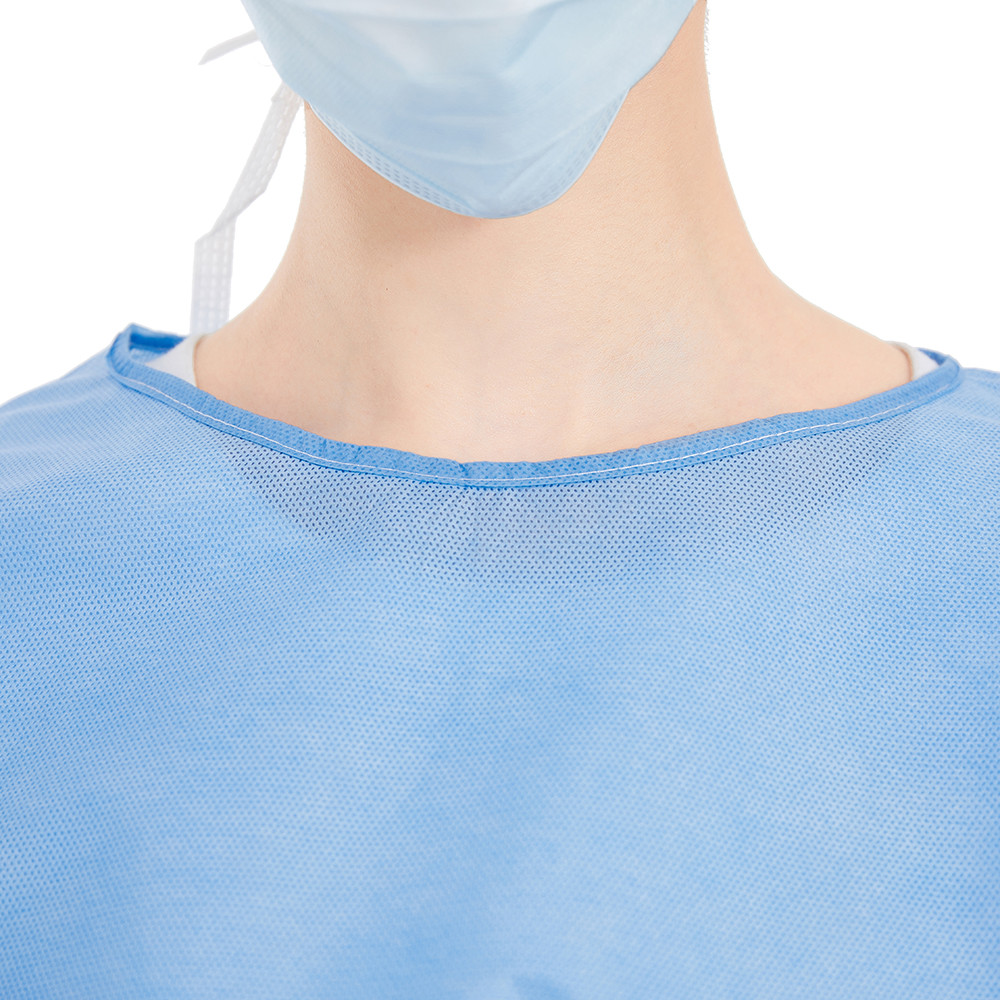 Non Sterilized Disposable Isolation Gowns Level 2 Level 3 OEM ODM