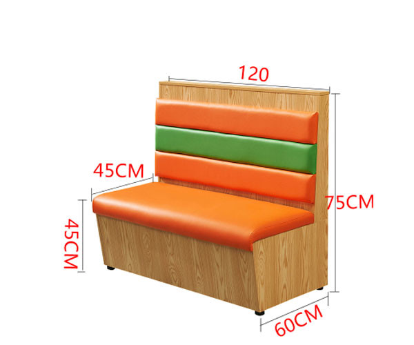 Industrial Commercial Booth Seating Upholstery Custom Dining Booth For Home