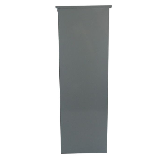 Garden Standing Steel Mailbox Waterproof Residential Post Box Outdoor Parcel Box