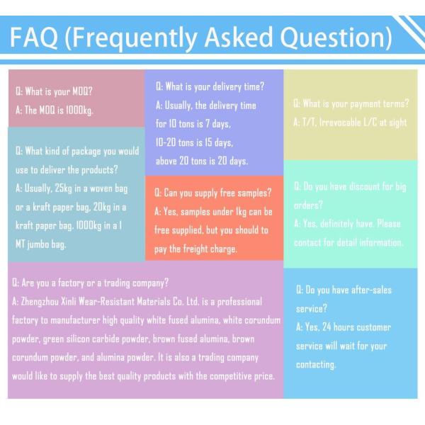 High Purity Bfa 14# Alumina Grit Brown Fused Aluminum Grit Popular in Russia Market