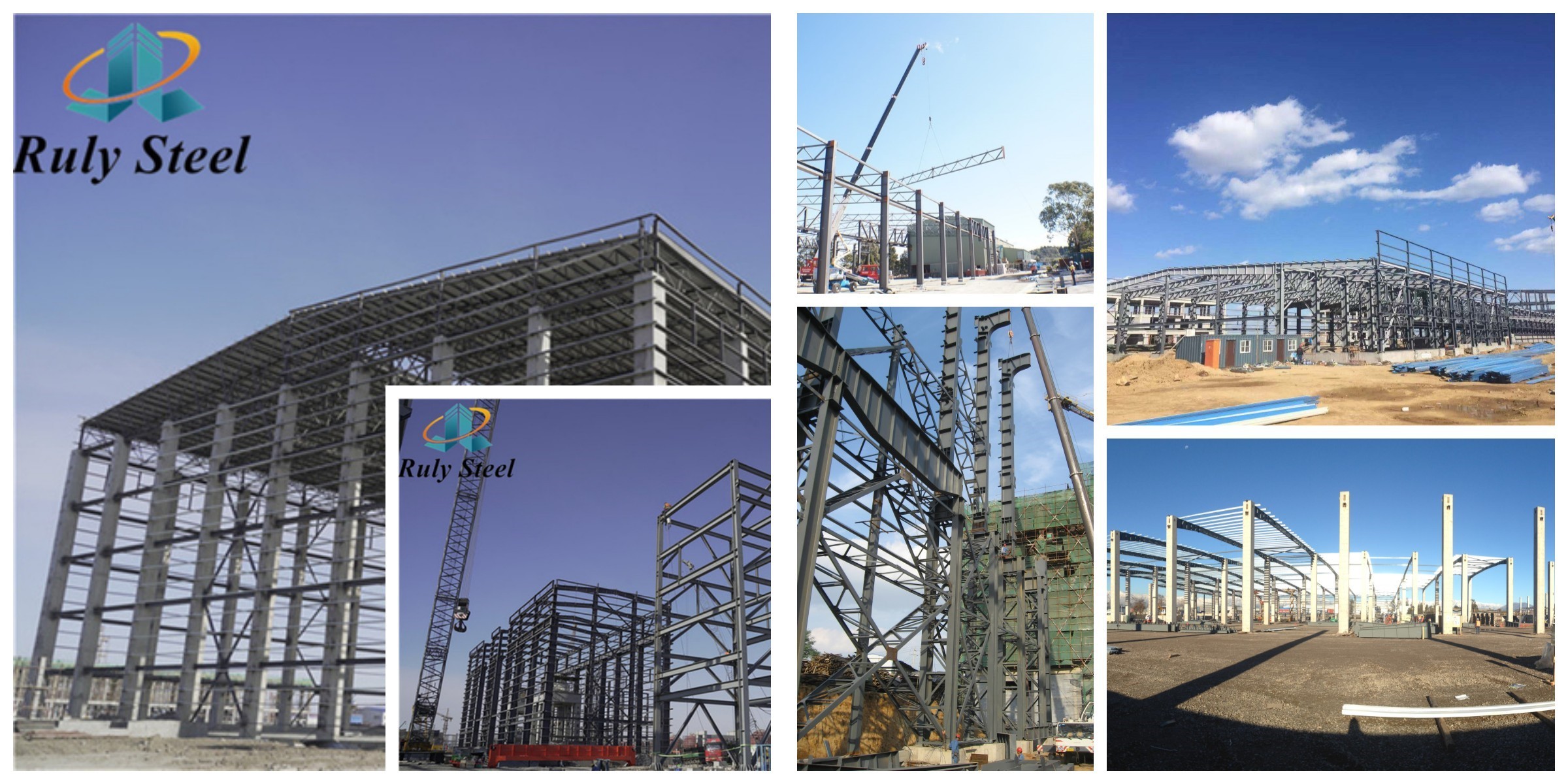 Low Cost Prefabricated Steel Structure Warehouse Fast Construction Speed High Degree Customization