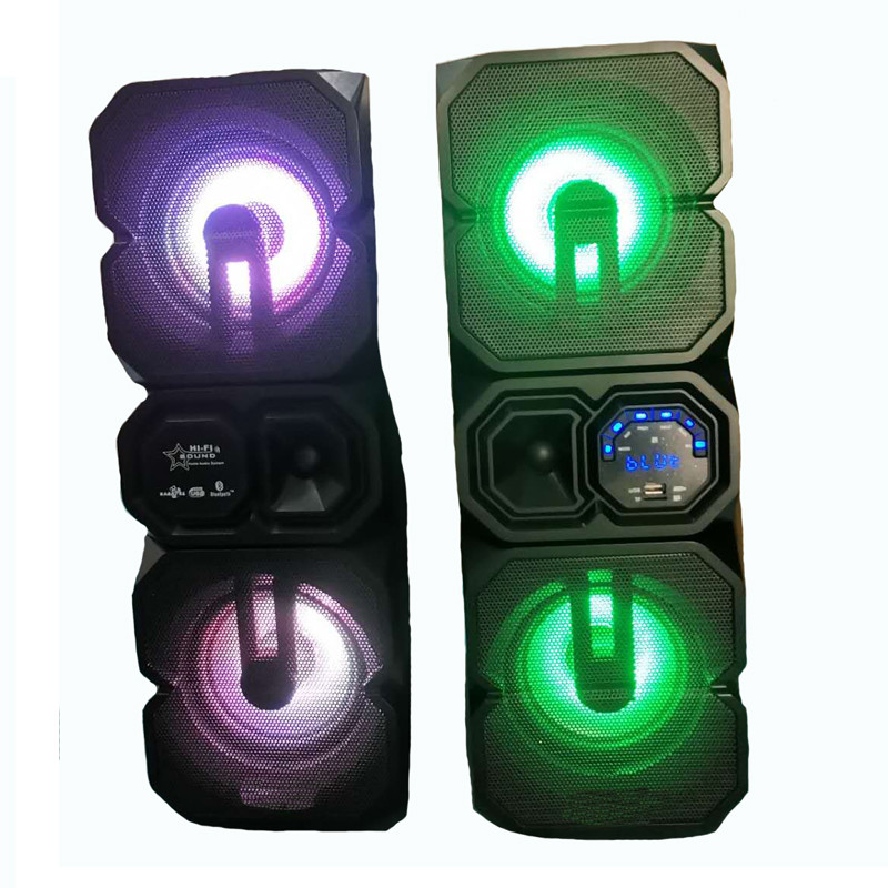 80W Powerful 2.1 Channel Wireless Bluetooth Portable Speaker With 6.5 Channel Power
