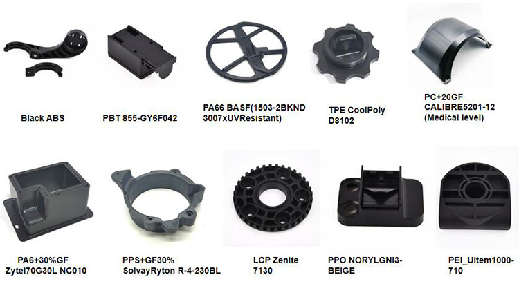 Injection Mold Non Standrad CNC Machining Plastic Parts Support Drawing And Sample