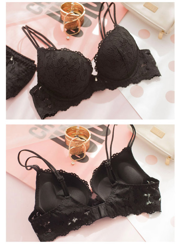 black lace underwear sets