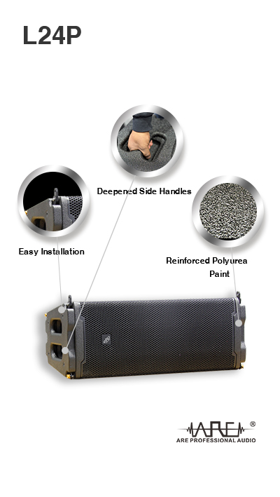 ARE AUDIO dual 12 inch passive outdoor line array speaker system versatile sound coverage for every occasion