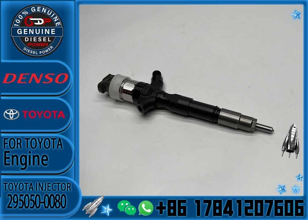 1KD-FTV 295050-0080 Nozzles Common Rail Fuel Injector 295050-0083 295050-0084 295050-0085 295050-0086 for Toyota Dyna 3.
