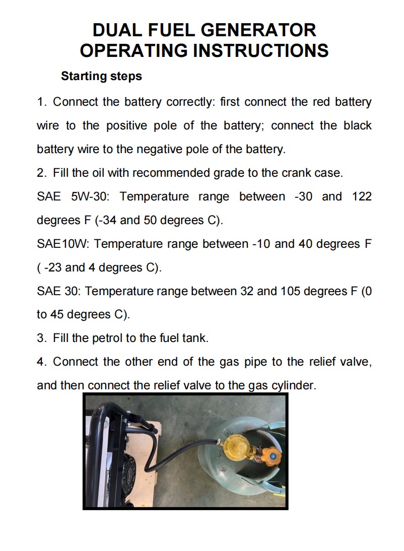 Dual Fuel 5kw 6kw CNG Generator Set 7kw 8kw Inverter EPA Natural Gas Gen Set