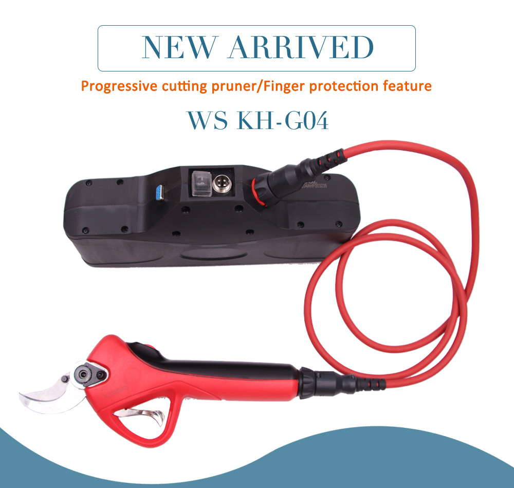 Swansoft Pantalla LED de litio Batería Cizalla diámetro 40MM Tijeras de podar eléctricas Tijeras Electric Pruner