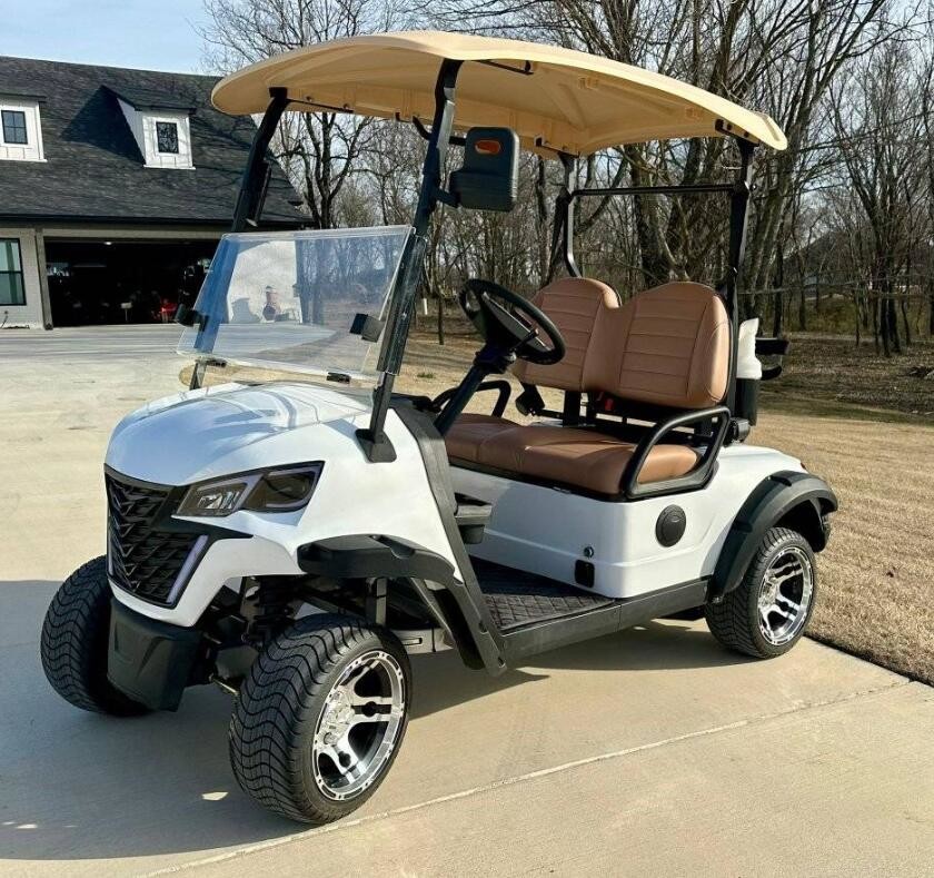 New Designed 2 Seat Electric Golf Cart 4KW Four Wheeler Durable Electric Golf Buggy