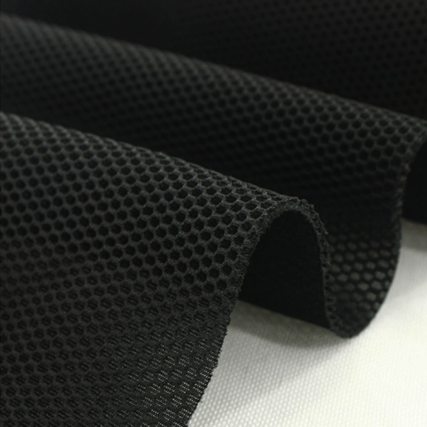 Lower Stretchable Spacer Mesh Fabric Breathable Knitted Mesh Fabric For Beding