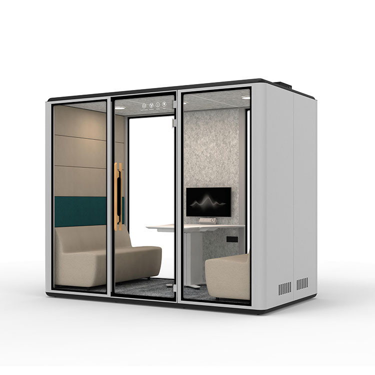 Mobile Work Space Soundproof Office Pods Portable In Acoustic Panel