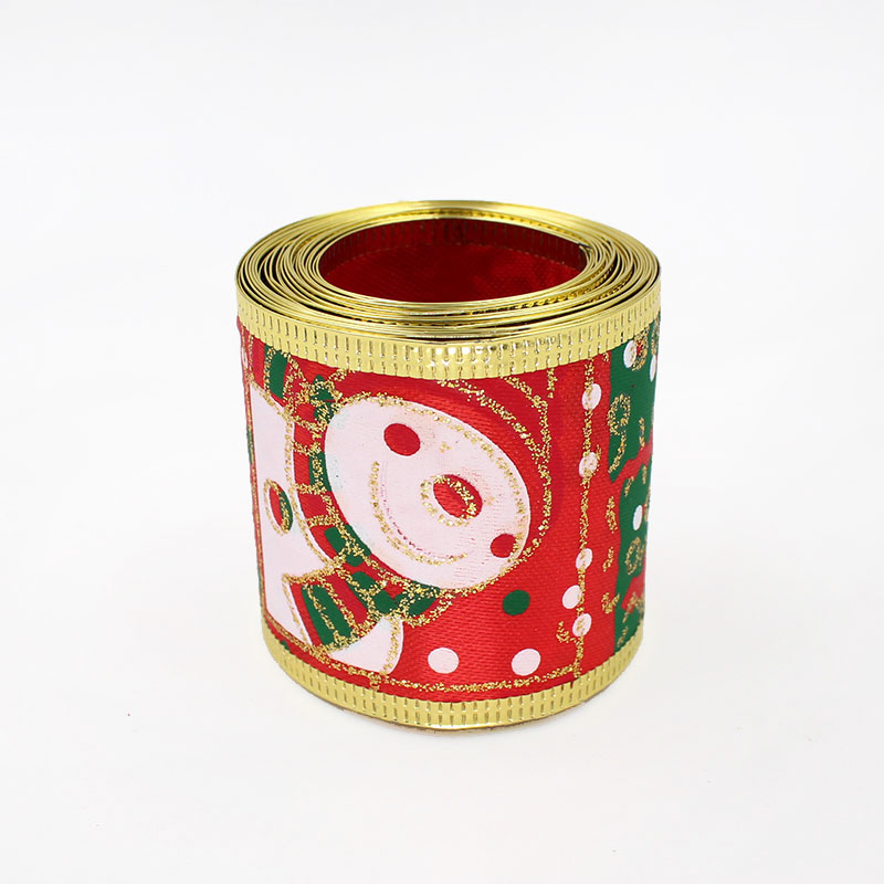 cheap christmas wired ribbon tree decorative ribbon roll