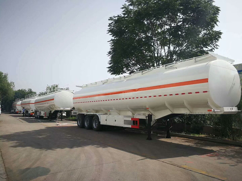 Factory fuel tanker trailer price 3 axle 45000 liters oil tanker semi trailer