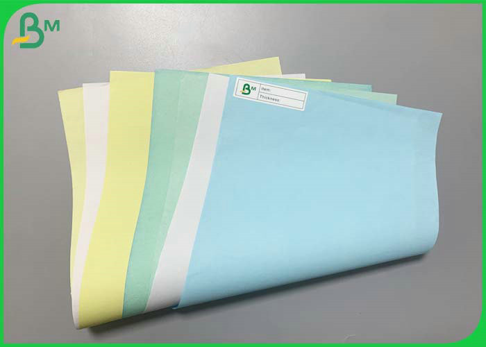 50g White blue Pink 3 Part Carbonless Paper For Making Invoice Pad 