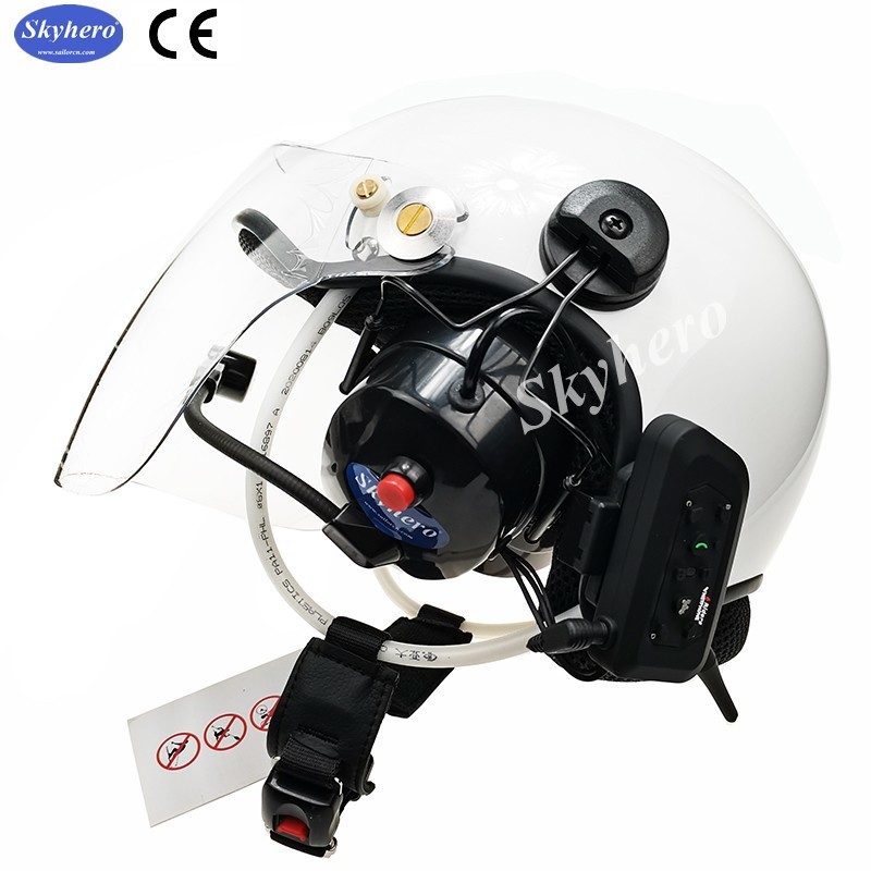 EN966 Bluetooth paramotor helmet 4 colors 4 size factory directly sale paratrike helmet ,powered hang gliding helmet