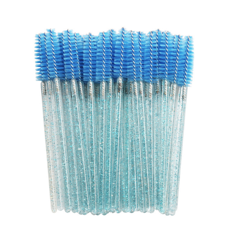Glitter Eyelash Extension Accessories Crystal Mascara Wands Brush